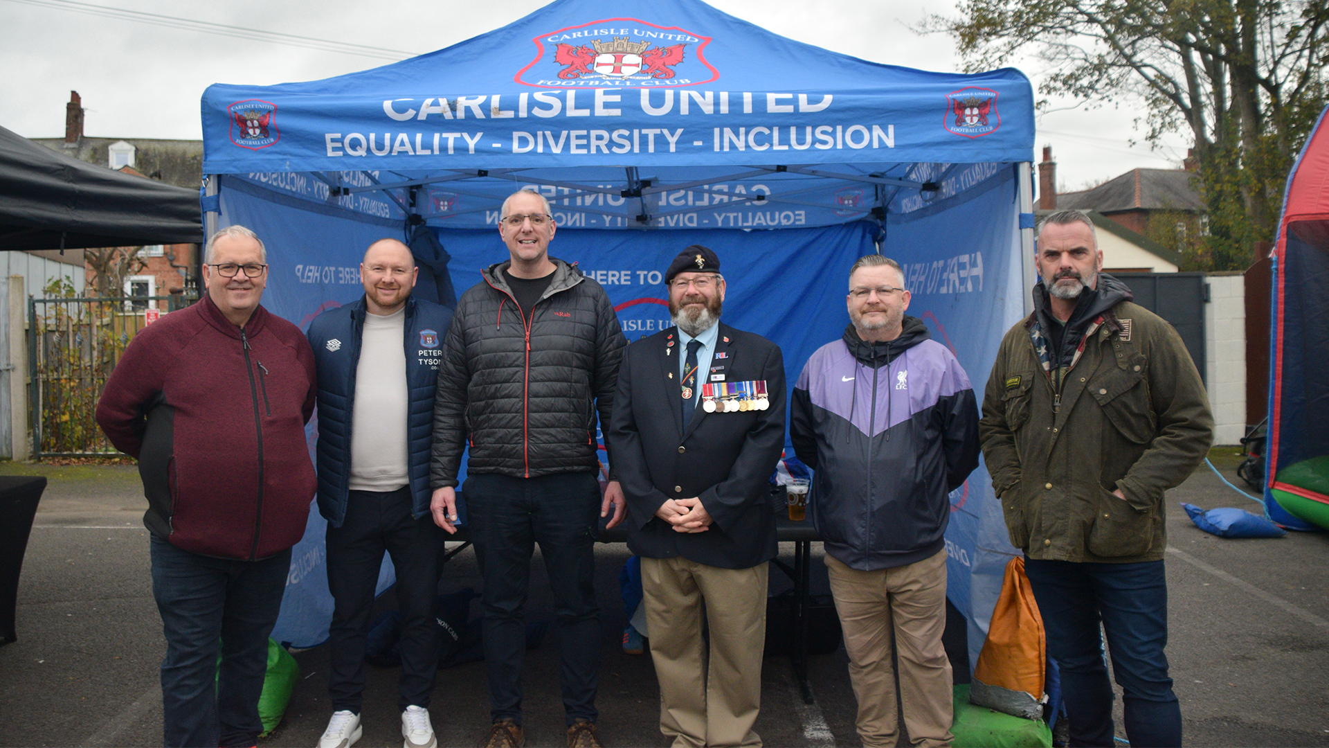 Inspirational men in our community attend Eastleigh game, as part of International Men's Day
