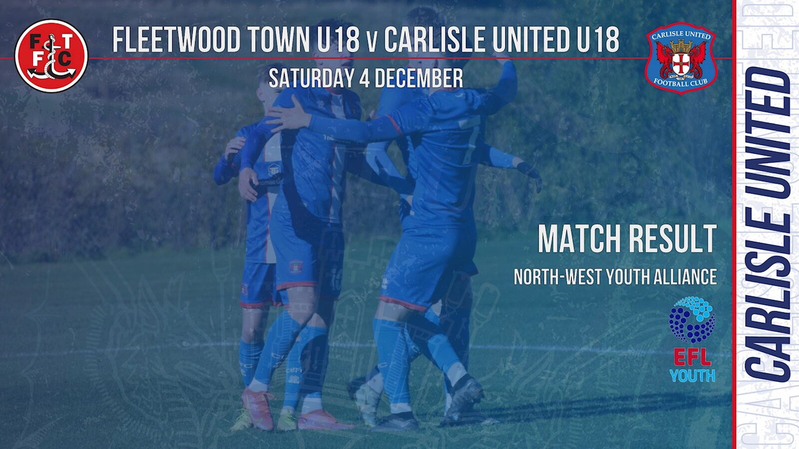 YOUTH: Fleetwood away | Carlisle United Football Club