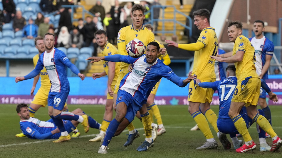 GILLINGHAM 22 FEB 25