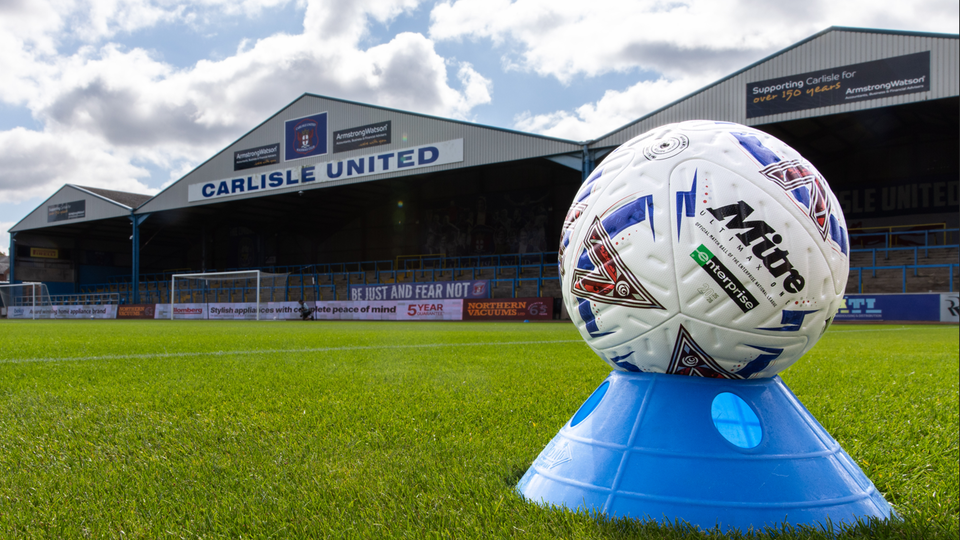 Ball at Brunton Park